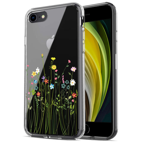 iPhone SE 2020/ iPhone 8/ iPhone 7 Case, Anti-Scratch Clear Case - Floral
