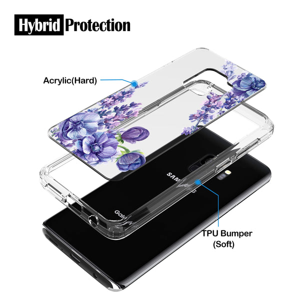 Samsung Galaxy S9 Case, Anti-Scratch Clear Case - Lavender