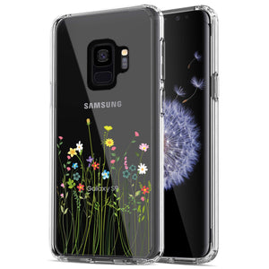 Samsung Galaxy S9 Case, Anti-Scratch Clear Case - Floral