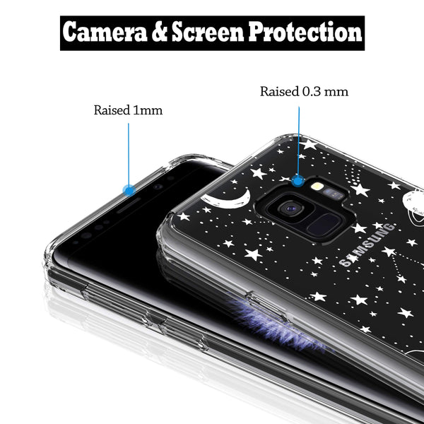 Samsung Galaxy S9 Case, Anti-Scratch Clear Case - Universe