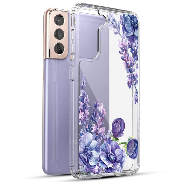 Samsung Galaxy S21 (5G) Case, Anti-Scratch Clear Case - Lavender