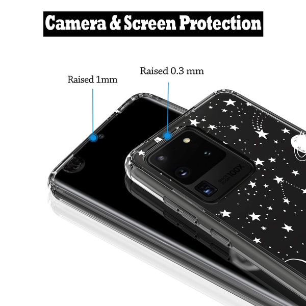 Samsung Galaxy S20 Ultra Case, Anti-Scratch Clear Case - Universe