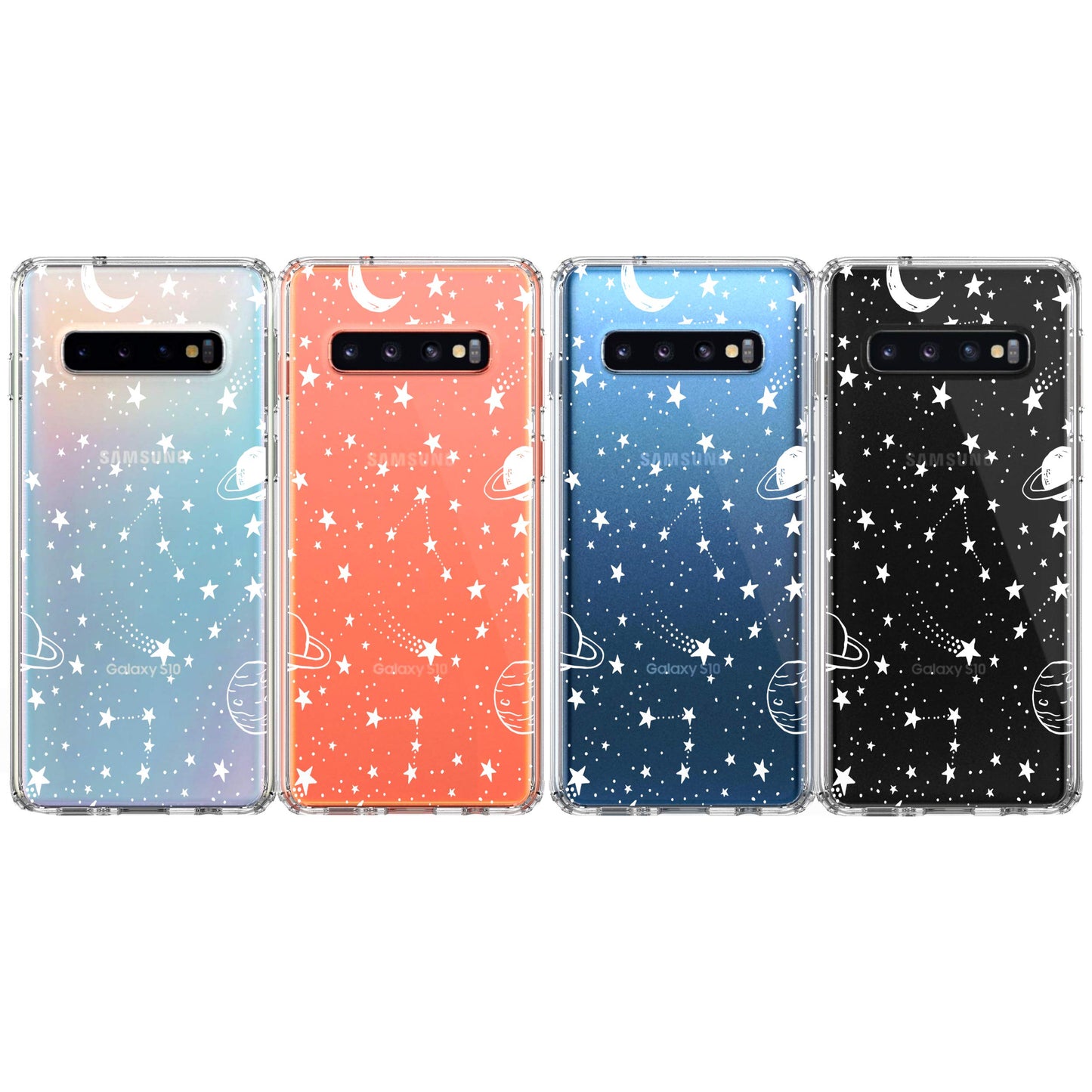 Samsung Galaxy S10 Case, Anti-Scratch Clear Case - Universe