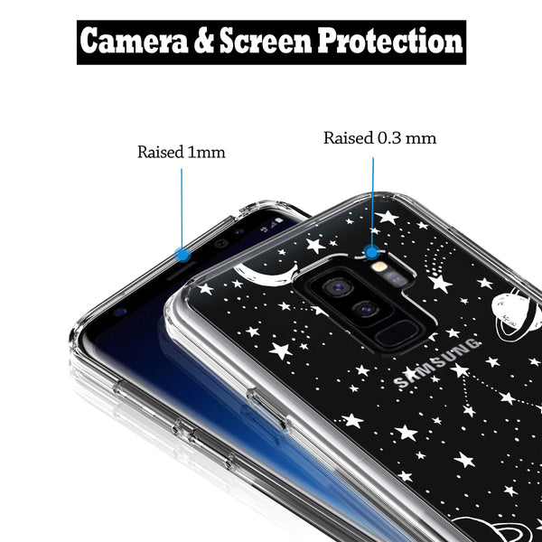 Samsung Galaxy S9 Plus Case, Anti-Scratch Clear Case - Universe