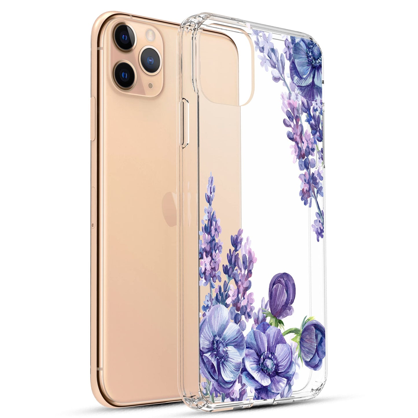 iPhone 11 Pro Case, Anti-Scratch Clear Case - Lavender