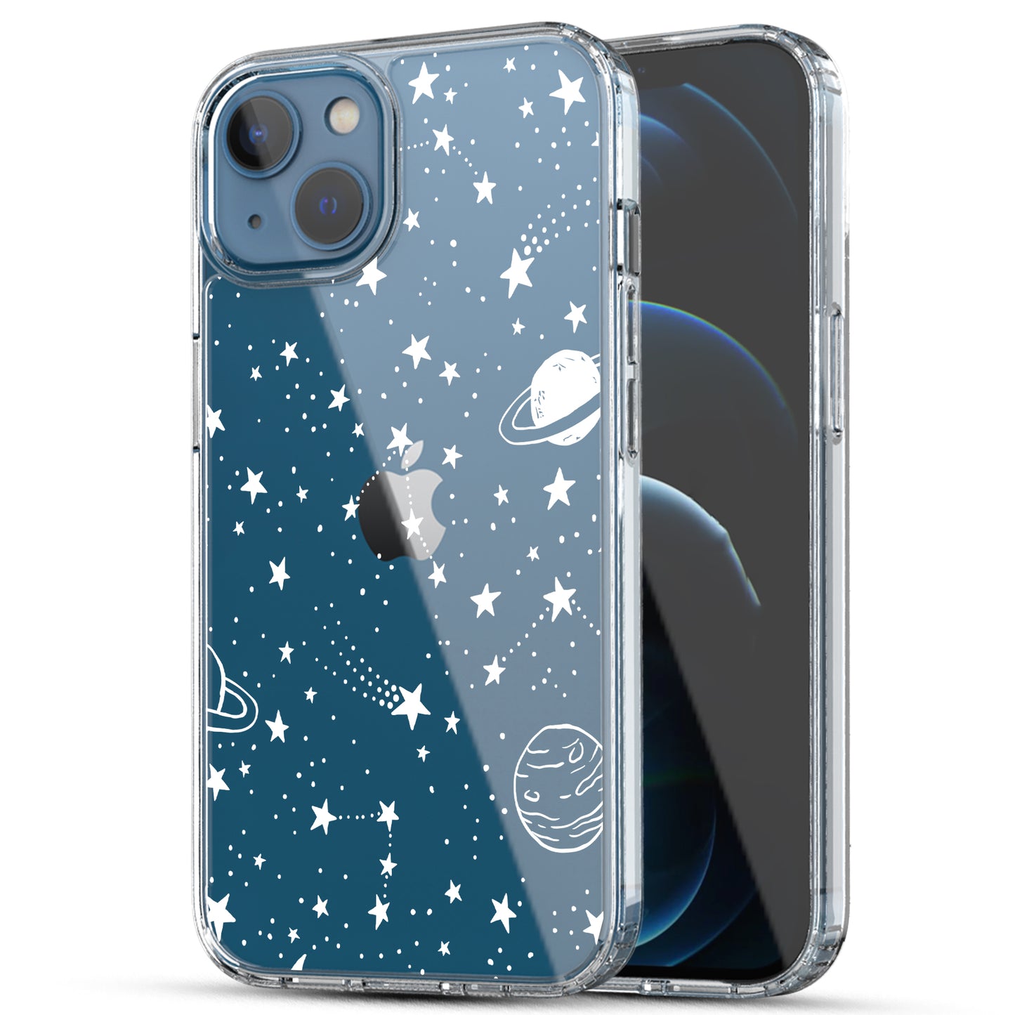 iPhone 13 Case, Anti-Scratch Clear Case - Universe