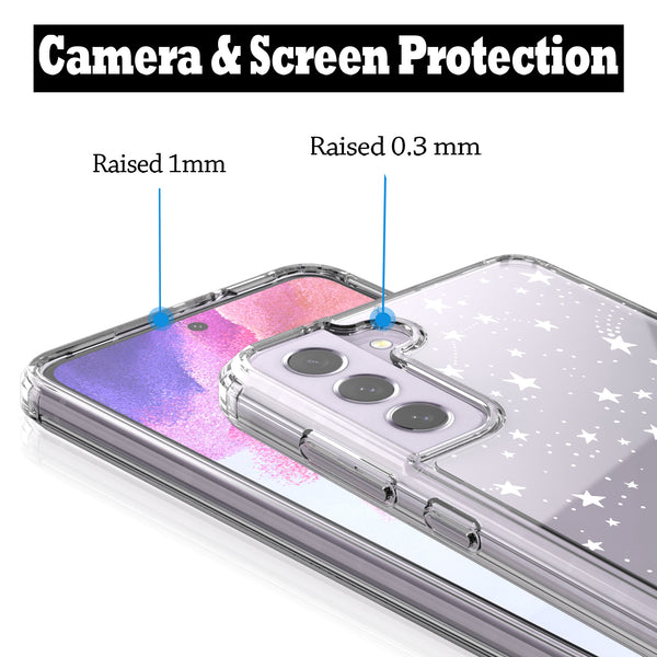 Samsung Galaxy S21 FE Case, Anti-Scratch Clear Case - Universe