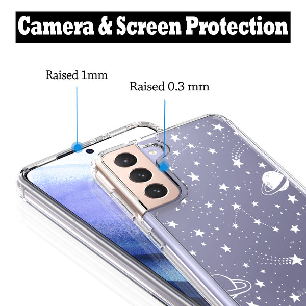 Samsung Galaxy S21+ (5G) Case, Anti-Scratch Clear Case - Universe